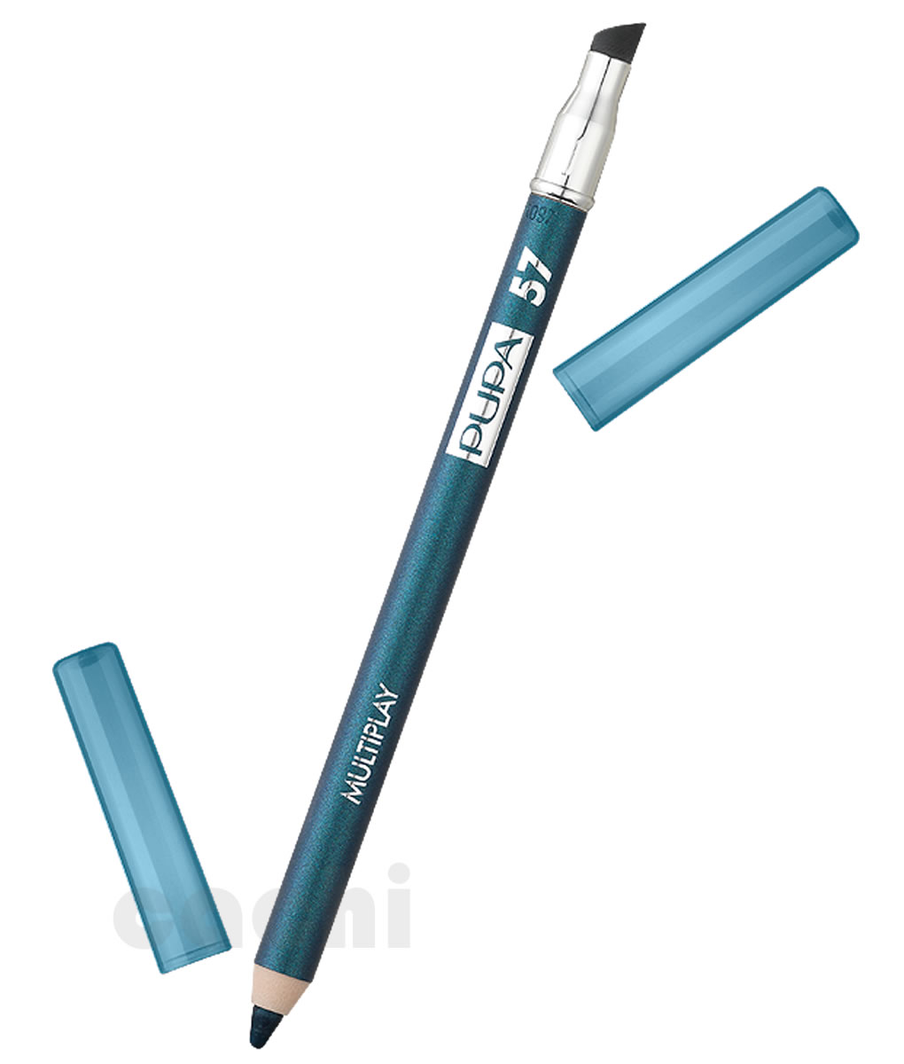 Delineador De Ojos Pupa 57 Petrol Blue Multiplay Azul Petrol