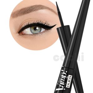 Delineador Pupa Líquido Feltro Vamp! 100 Extreme Black