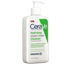 CeraVe Hydrating Cream-to-Foam Cleanser 12oz